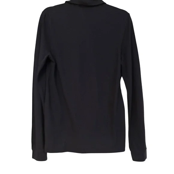 Lacoste Mens Classic Fit Long Sleeve Pique Polo Shirt Navy Blue FR 2 US XS - Picture 6 of 6